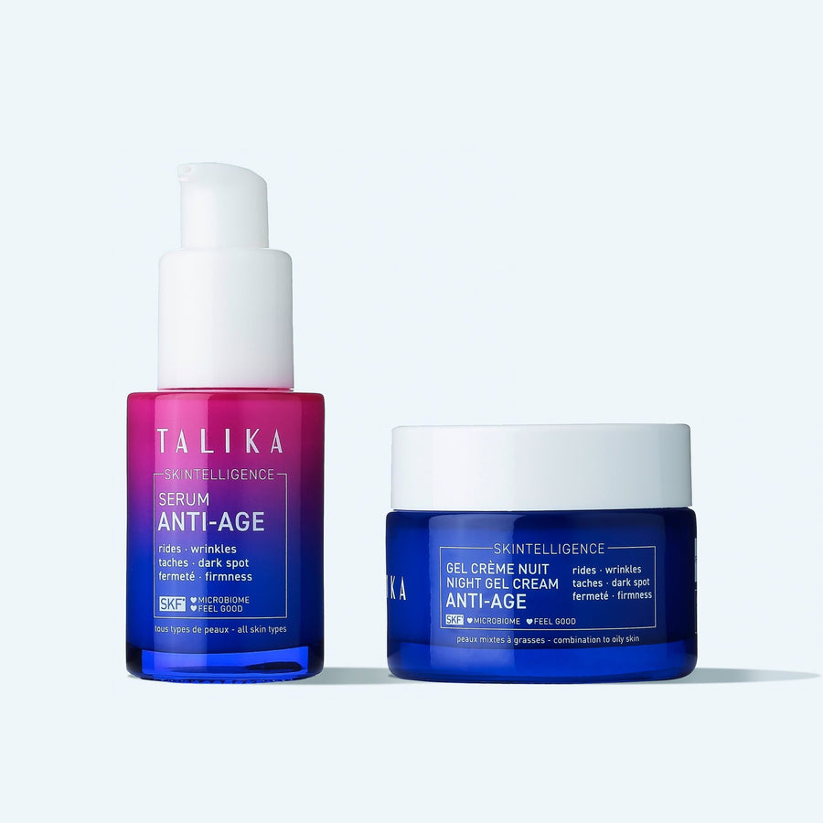 Duo Skintelligence Anti-Âge Talika : Sérum Anti-Âge et Gel-crème Anti-âge Nuit