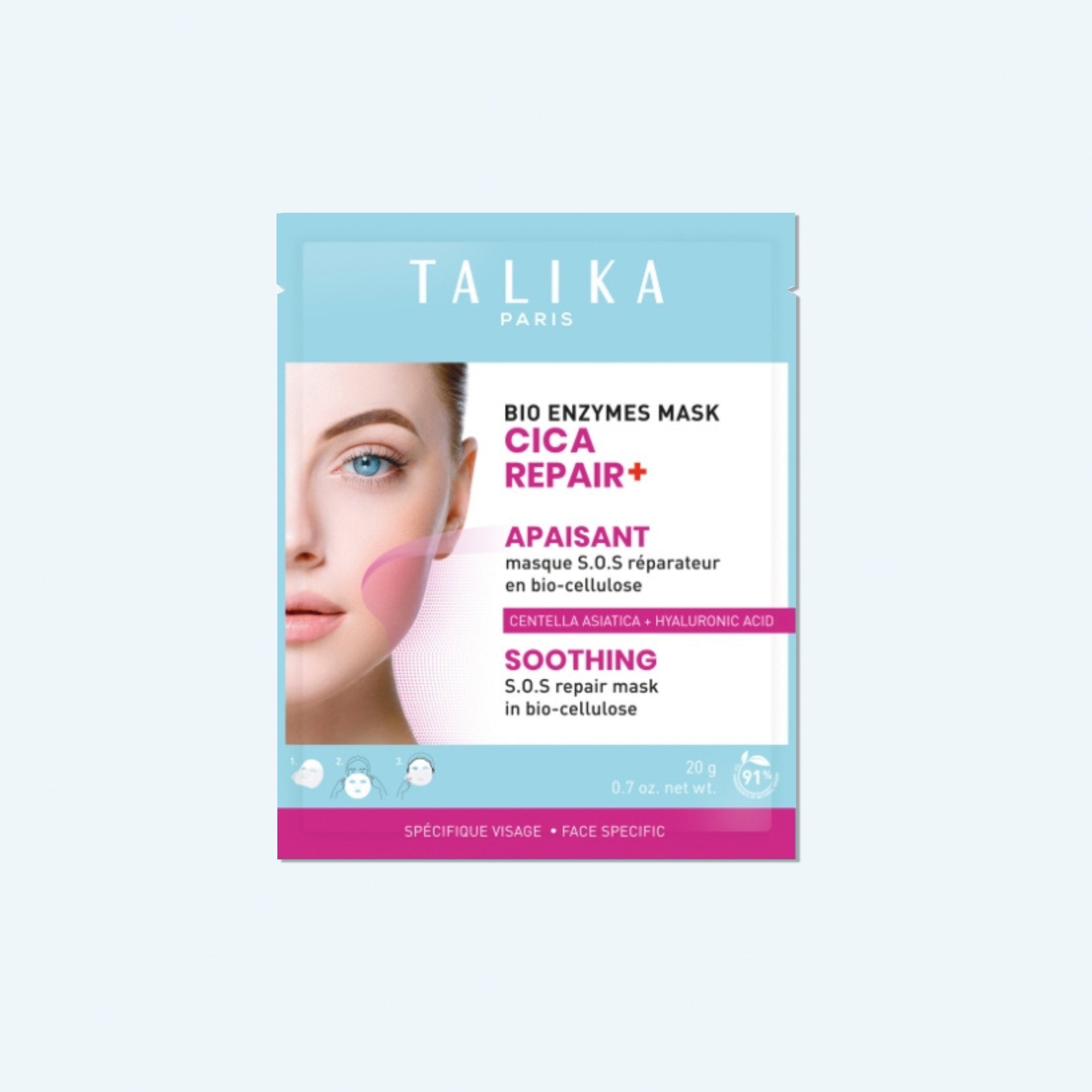 Bio Enzymes Mask Cica Repair Apaisant